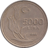 1994 5000 LIRA TURKEY