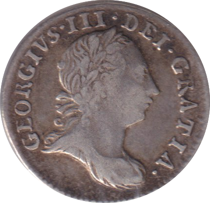 1763 MAUNDY THREEPENCE ( VF )