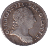 1763 MAUNDY THREEPENCE ( VF )