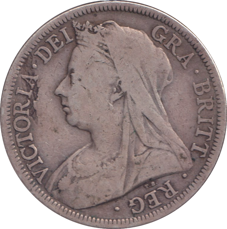 1899 HALFCROWN ( FINE )