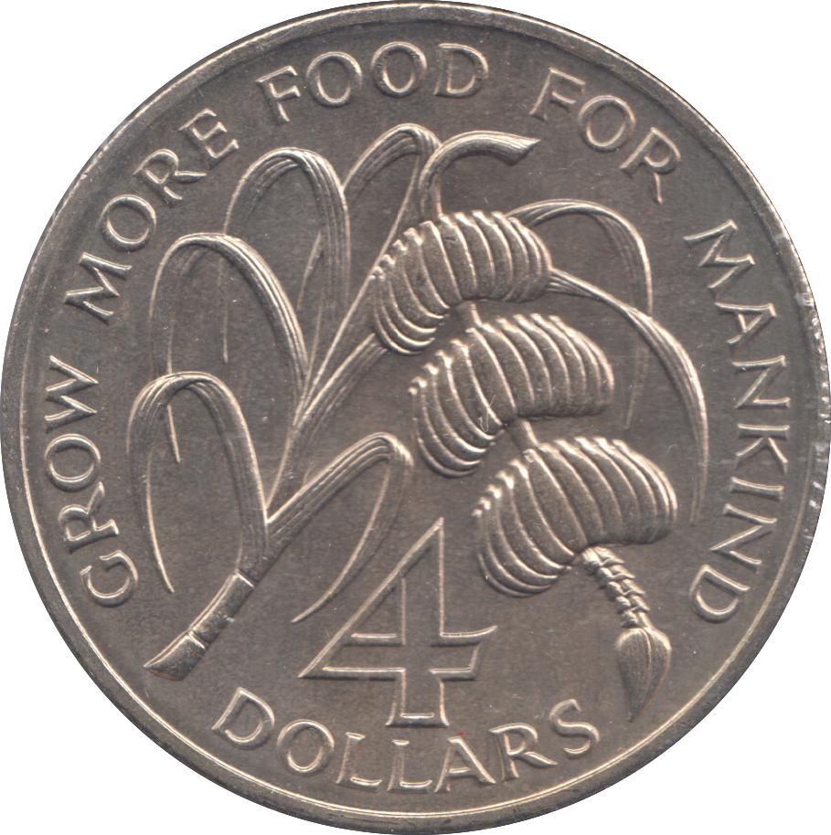 1971 EAST CARIBBEAN 4 DOLLARS