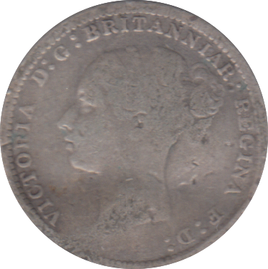 1885 THREEPENCE ( FINE )