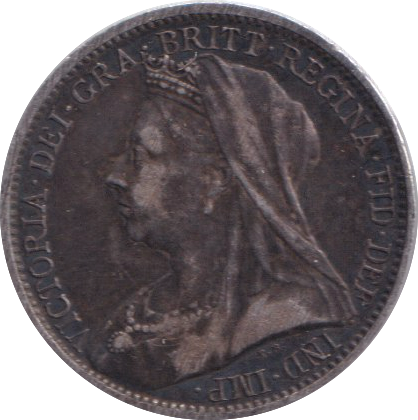 1895 MAUNDY FOURPENCE ( VF )