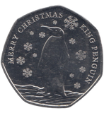 2024 50 PENCE KING PENGUIN CHRISTMAS