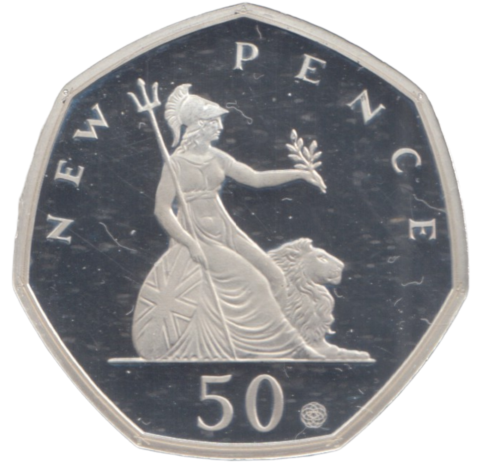 2019 SILVER PROOF 50 P