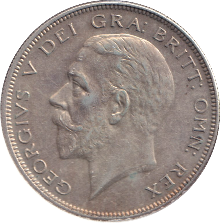 1927 HALFCROWN ( AUNC )