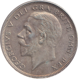 1927 HALFCROWN ( AUNC )