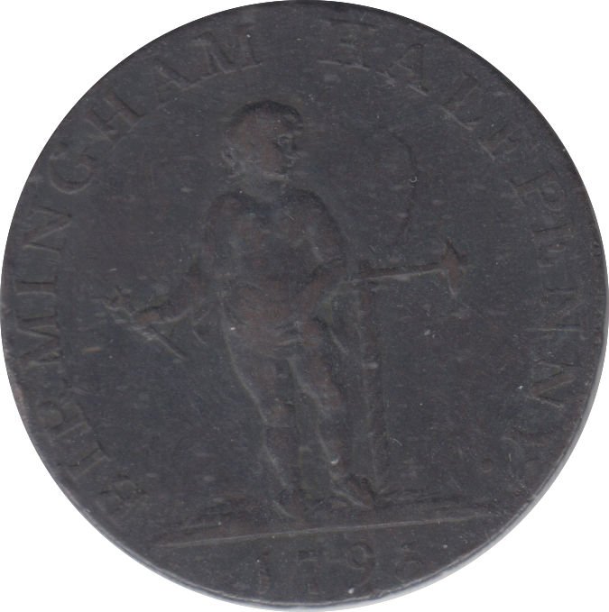 1793 BIRMINGHAM HALFPENNY TOKEN