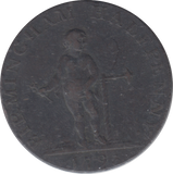 1793 BIRMINGHAM HALFPENNY TOKEN