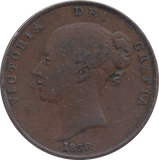 1858 PENNY ( GF )