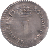 1686 MAUNDY ONE PENNY ( FINE )