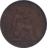 1880 FARTHING ( FINE )