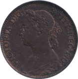 1890 FARTHING ( VF )