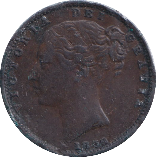 1852 FARTHING ( GVF )