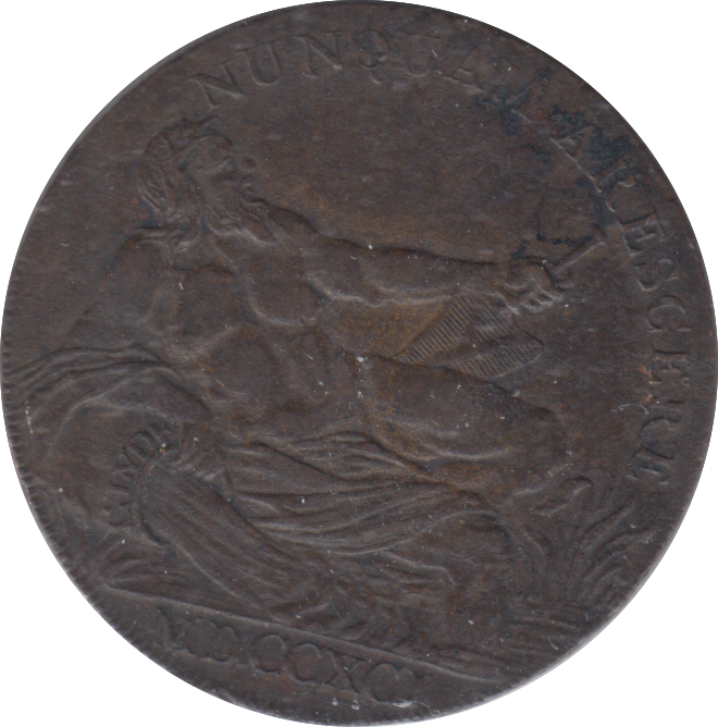 1791 GLASGOW HALFPENNY TOKEN