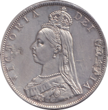 1887 DOUBLE FLORIN ( EF )