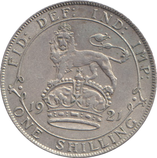 1921 SHILLING ( GVF )