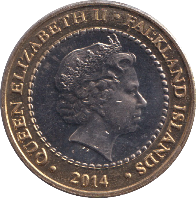2014 TWO POUND BATTLE OF THE FALKLAND ISLANDS