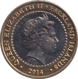 2014 TWO POUND BATTLE OF THE FALKLAND ISLANDS