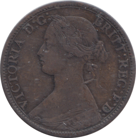 1869 FARTHING ( VF )