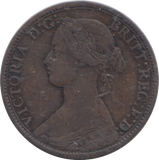 1869 FARTHING ( VF )