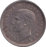 1937 SIXPENCE ( UNC )