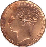1872 GOLD SOVEREIGN ( UNC )