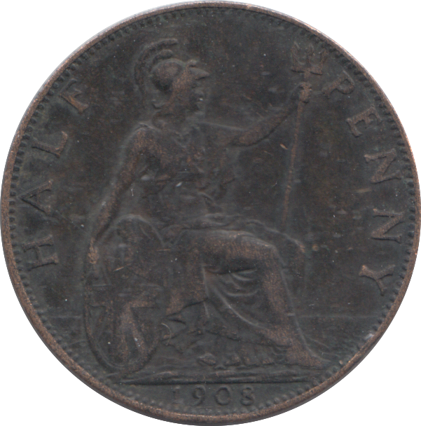 1908 HALFPENNY ( GF )