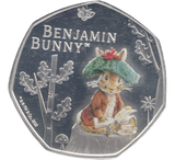 2023 SILVER PROOF 50 PENCE BENJAMIN BUNNY PITCAIRN ISLANDS
