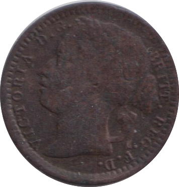 1866 THIRD FARTHING ( VF )