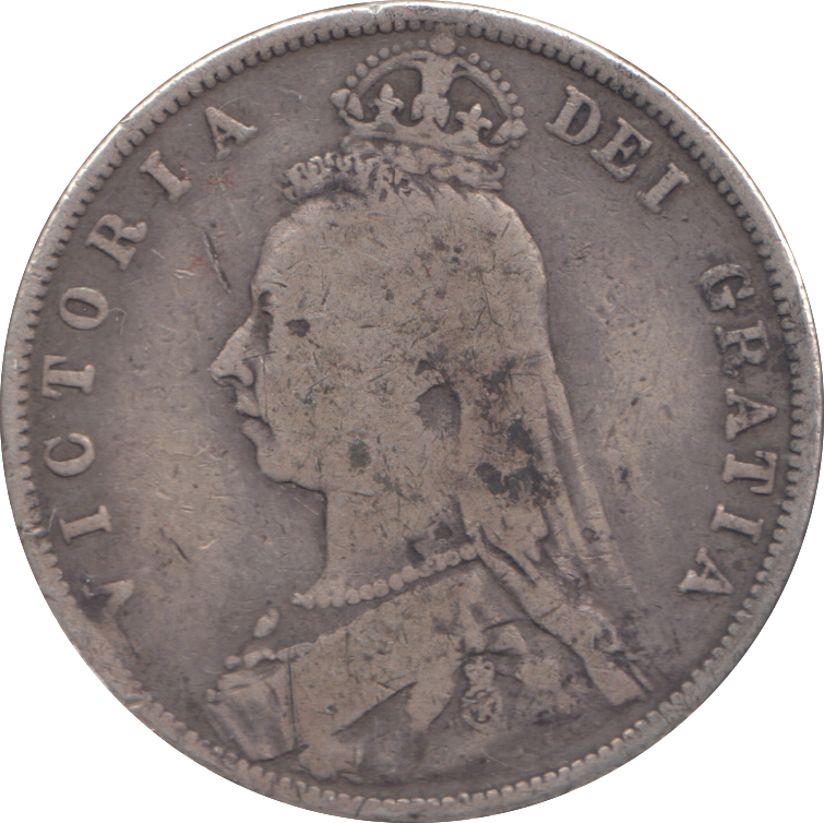 1888 HALFCROWN ( FINE )