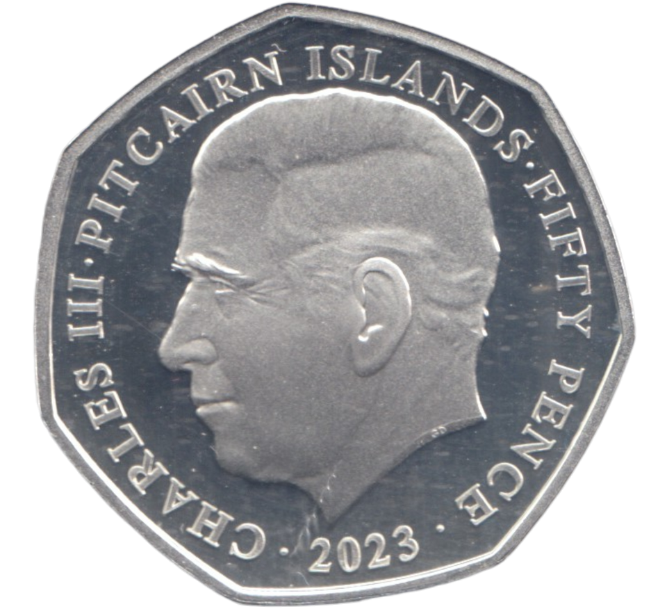 2023 SILVER PROOF 50 PENCE BENJAMIN BUNNY PITCAIRN ISLANDS