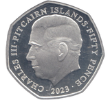 2023 SILVER PROOF 50 PENCE BENJAMIN BUNNY PITCAIRN ISLANDS