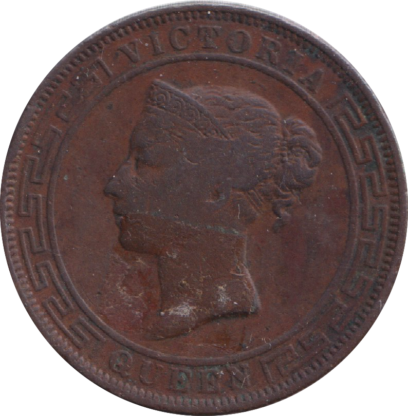 1870 5 CENTS CEYLON