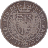 1900 HALFCROWN ( FINE )