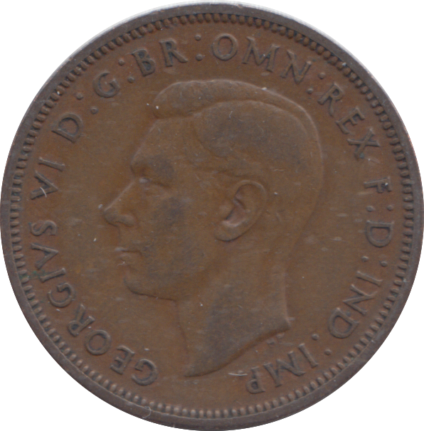 1937 HALFPENNY ( VF )