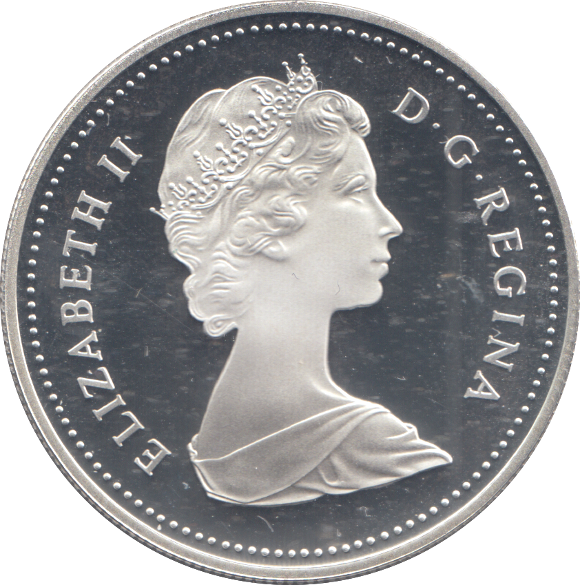 1981 SILVER PROOF DOLLAR CANADA 2