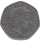 2005 50 PENCE BAILIWICK OF JERSEY