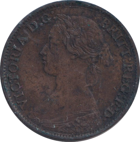 1862 FARTHING ( GVF )