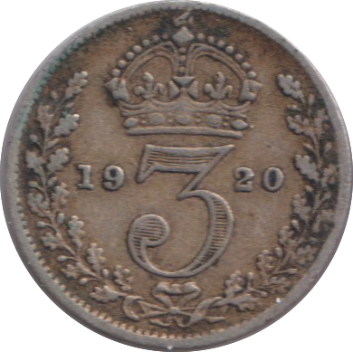 1920 THREEPENCE ( GF )