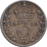 1920 THREEPENCE ( GF )