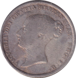 1855 SIXPENCE ( FINE )