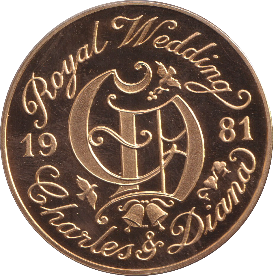 1981 ROYAL WEDDING PRINCE OF WALES MEDALLION