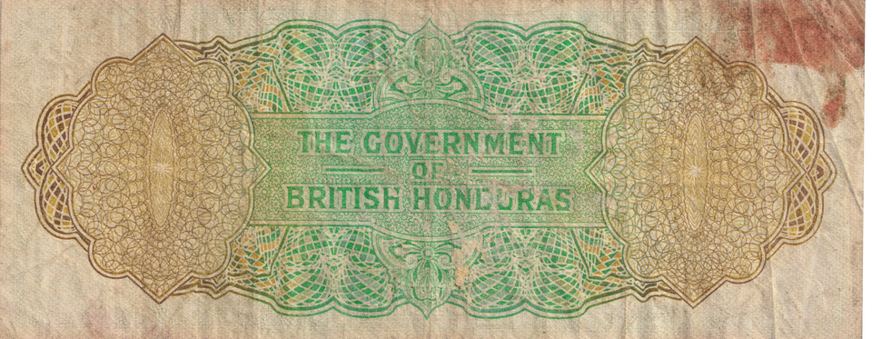 1970 BELIZE DOLLAR BANKNOTE REF-1678