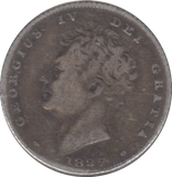 1827 SIXPENCE ( FINE )