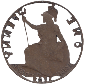 1909 PENNY HAND MADE MEDAL
