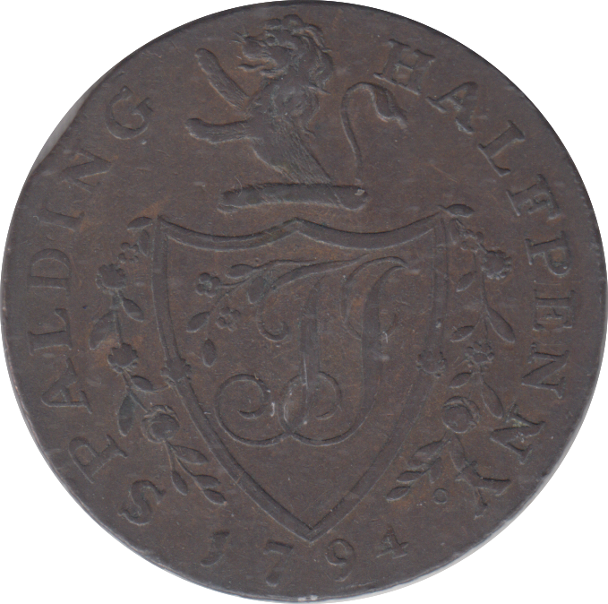 1794 SPALDING HALFPENNY TOKEN