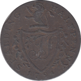 1794 SPALDING HALFPENNY TOKEN