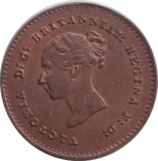 1868 QUARTER FARTHING ( AUNC )