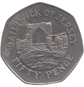 1983 50 PENCE BAILIWICK OF JERSEY
